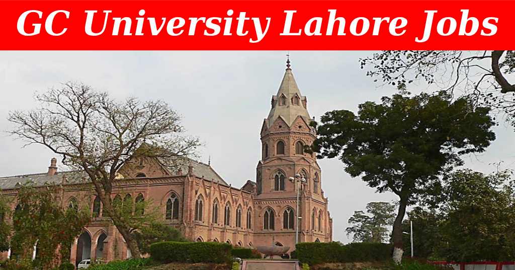 GC University Lahore recruitment ( August 2024) : Open Jobs/Online application